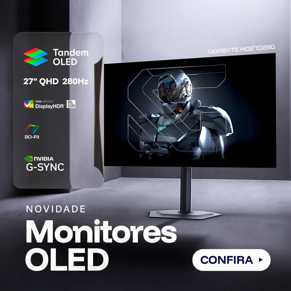 Banner Principal - Gigabyte Monitores OLED