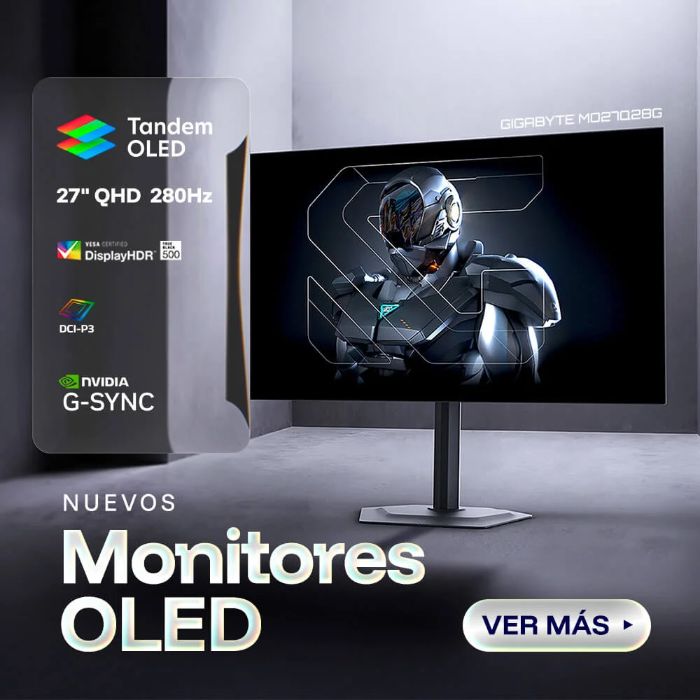 Banner Principal - Gigabyte Monitores OLED