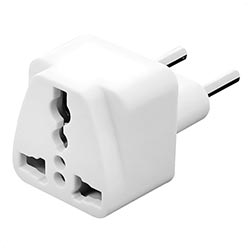 Anúncio: Adaptador Tomada Europeu para Padrão Brasil SZ-018 - Branco
