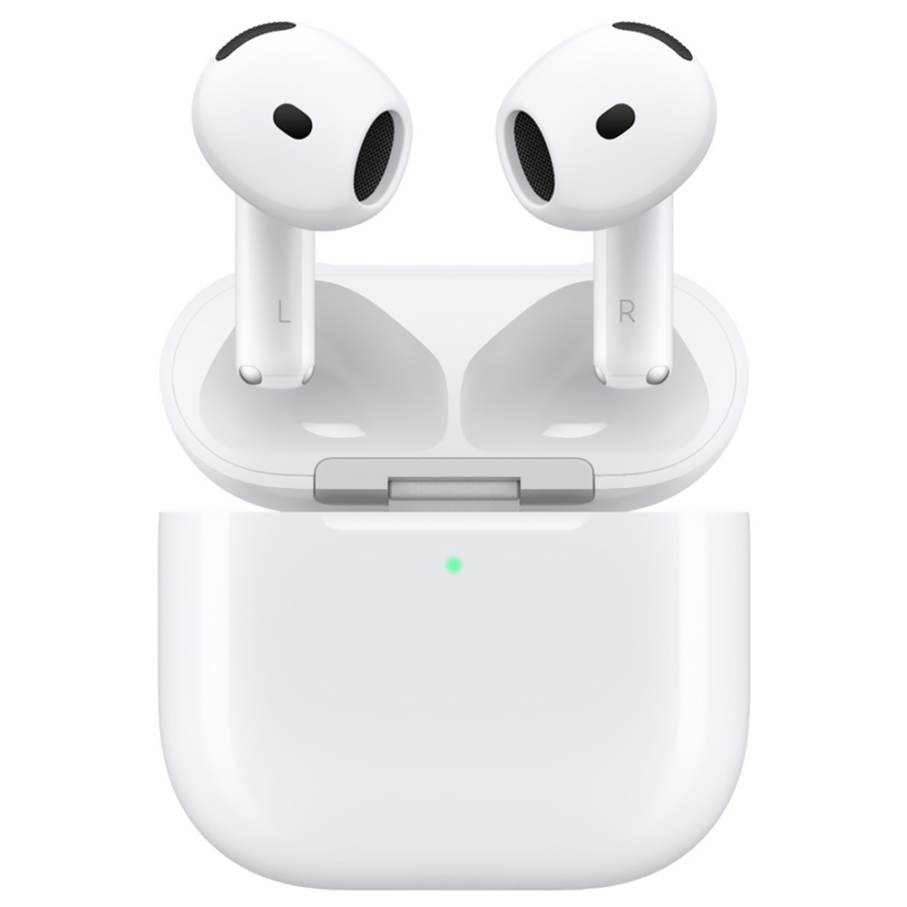 CÓDIGO: 48186 U$ 121,00 G$ 838.530 c/ IVA R$ 629,20 Auricular Apple Airpods 4 / Bluetooth - Blanco (MXP63LL/A) - vista 1