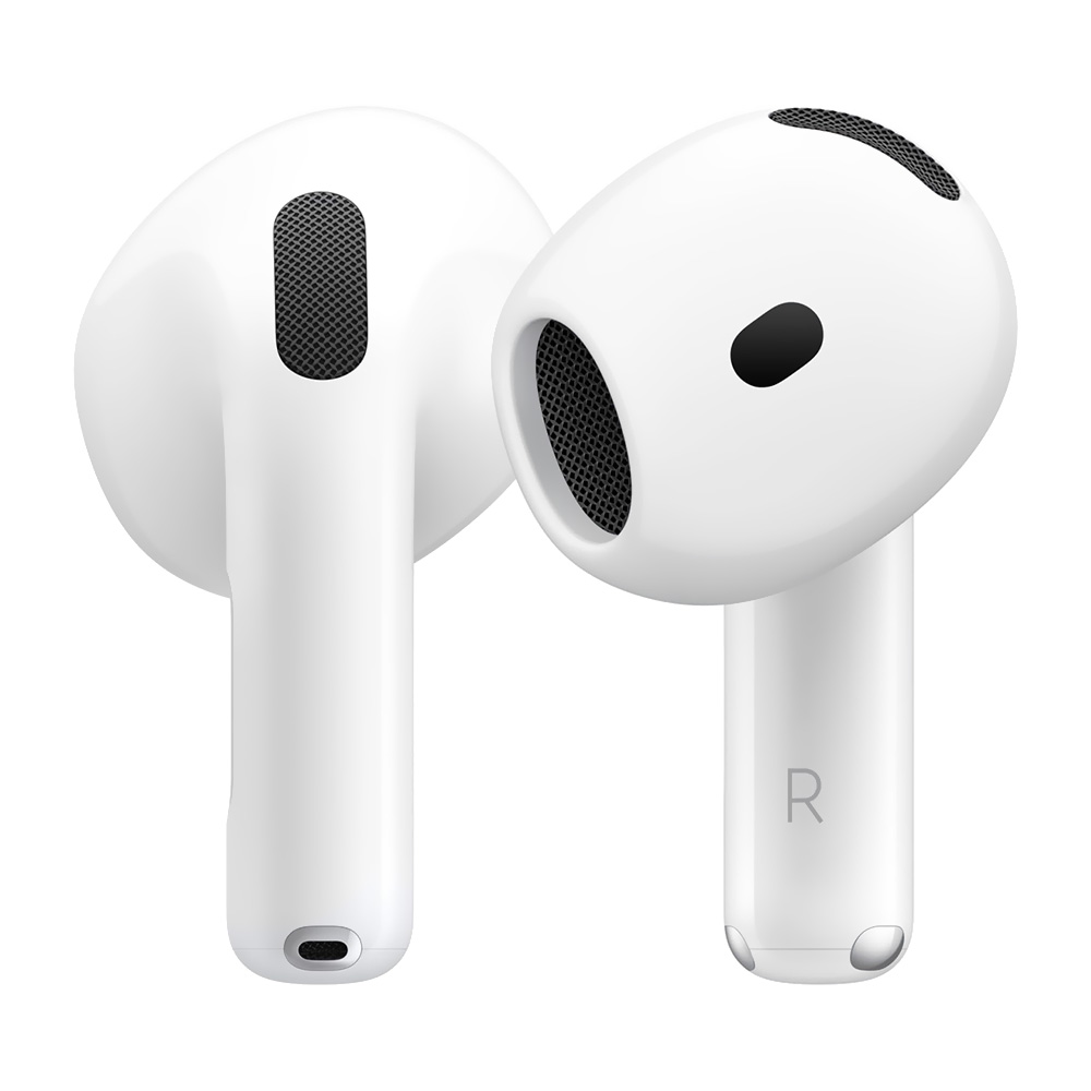 CÓDIGO: 48186 U$ 121,00 G$ 838.530 c/ IVA R$ 629,20 Auricular Apple Airpods 4 / Bluetooth - Blanco (MXP63LL/A) - vista 2