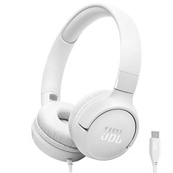Auricular JBL Tune 520C / Con cable - Blanco