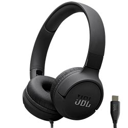 Auricular JBL Tune 520C / Con cable - Negro