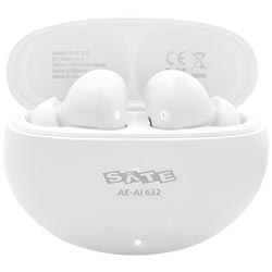 Auricular Satellite AE-AI632 TWS Earphones / Bluetooth - Blanco