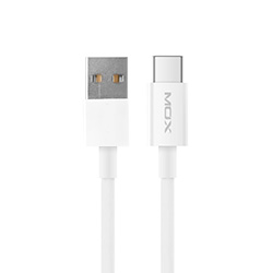Cable Mox MO-1002 USB-C a USB / 1M - Blanco