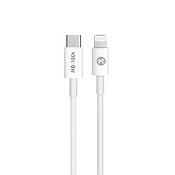 Cable Mox MO-1004 USB-C Macho a Lightning / 1M - Blanco