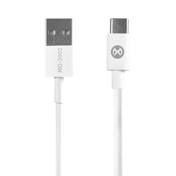 Cable Mox MO-2002 USB-C Macho a USB / 2M - Blanco