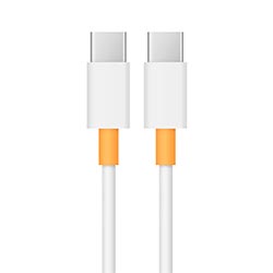 Cable Xiaomi DC12WK-G USB-C Macho A USB-C Macho 1M - Blanco