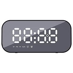 Anúncio: Caixa de Som Havit M3 Alarm Clock HVSPK-M3-BK / Bluetooth / Relógio / Alarme / FM - Preto