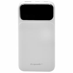 Anúncio: Carregador Portátil Ecopower EP-C850 12000MAH USB / Type-C / Lightning - Branco
