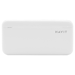Anúncio: Carregador Portátil Havit PB89-WH 10000MAH 2 USB / USB-C - Branco