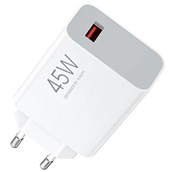 Anúncio: Carregador Tomada Xiaomi MDY-17-EF USB / 45W - Branco