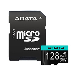 Anúncio: Cartão de Memória Micro SD ADATA V30 128GB Classe 10 4K - AUSDX128GUI3V30SA2-RA1
