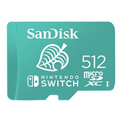 Anúncio: Cartão de Memória Micro SD SanDisk Nintendo Switch 512GB - SDSQXAO-512G-GNCZN
