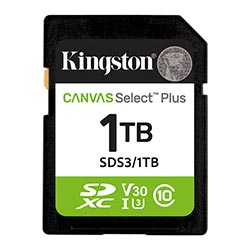 Anúncio: Cartão de Memória SD Kingston Canvas Select Plus C10 1TB - SDS3/1TB