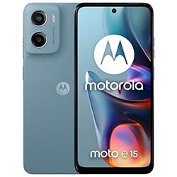 Celular Motorola E15 XT2523-6 2GB de RAM / 64GB / Pantalla 6.67" / Dual Sim LTE - Misty Blue