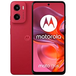 Celular Motorola G05 XT2523-2 4GB de RAM / 128GB / Pantalla 6.67" / Dual Sim LTE - Rojo
