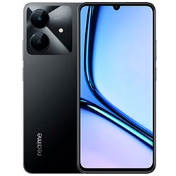 Celular Realme Note 60X RMX3938 4GB de RAM / 128GB / Pantalla 6.74" / Dual Sim LTE - Marble Negro (Anatel)
