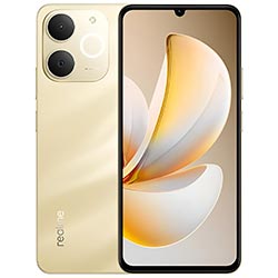 Anúncio: Celular Realme Note 70 RMX5313 4GB de RAM / 128GB / Tela 6.74" / Dual Sim LTE - Beach Dourado (Anatel)