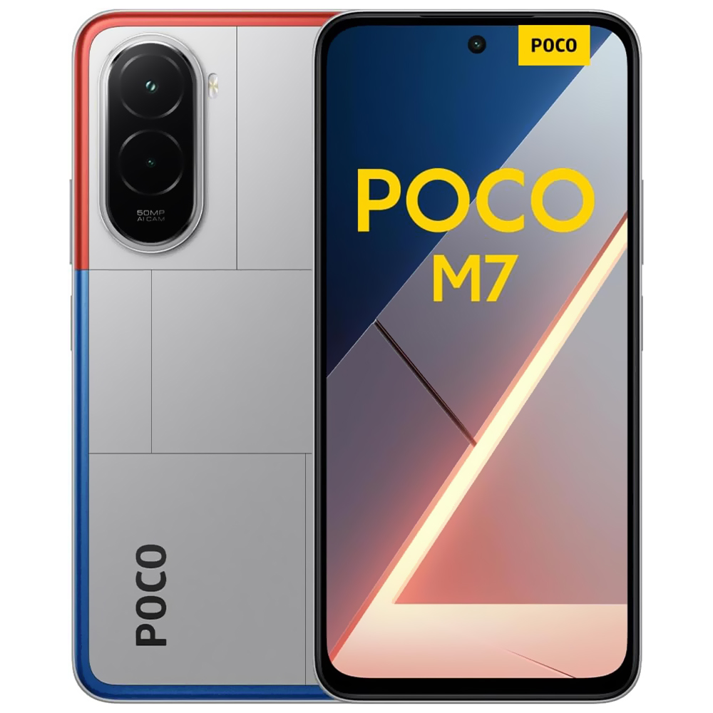 Celular Xiaomi POCO M7 8GB de RAM / 256GB / Pantalla 6.9" / Dual Sim LTE - Plata (Global)
