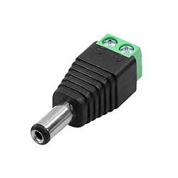 Conector Visualarm DCM-BOR AC/DC Macho