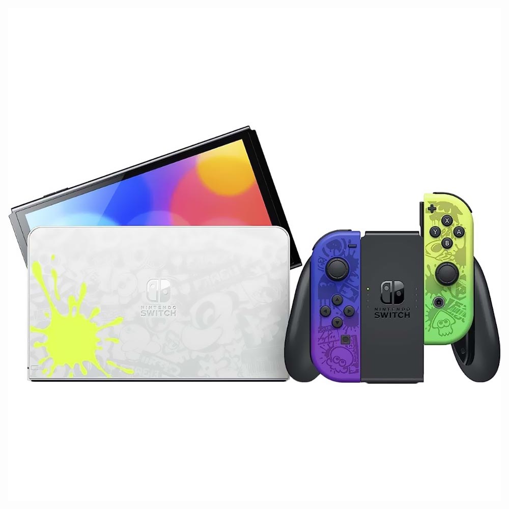 Consola Nintendo Switch 64GB Splatoon Edition 3 - Oled Azul / Verde Neon (HEG-S-KCAAA) (Japonés)
