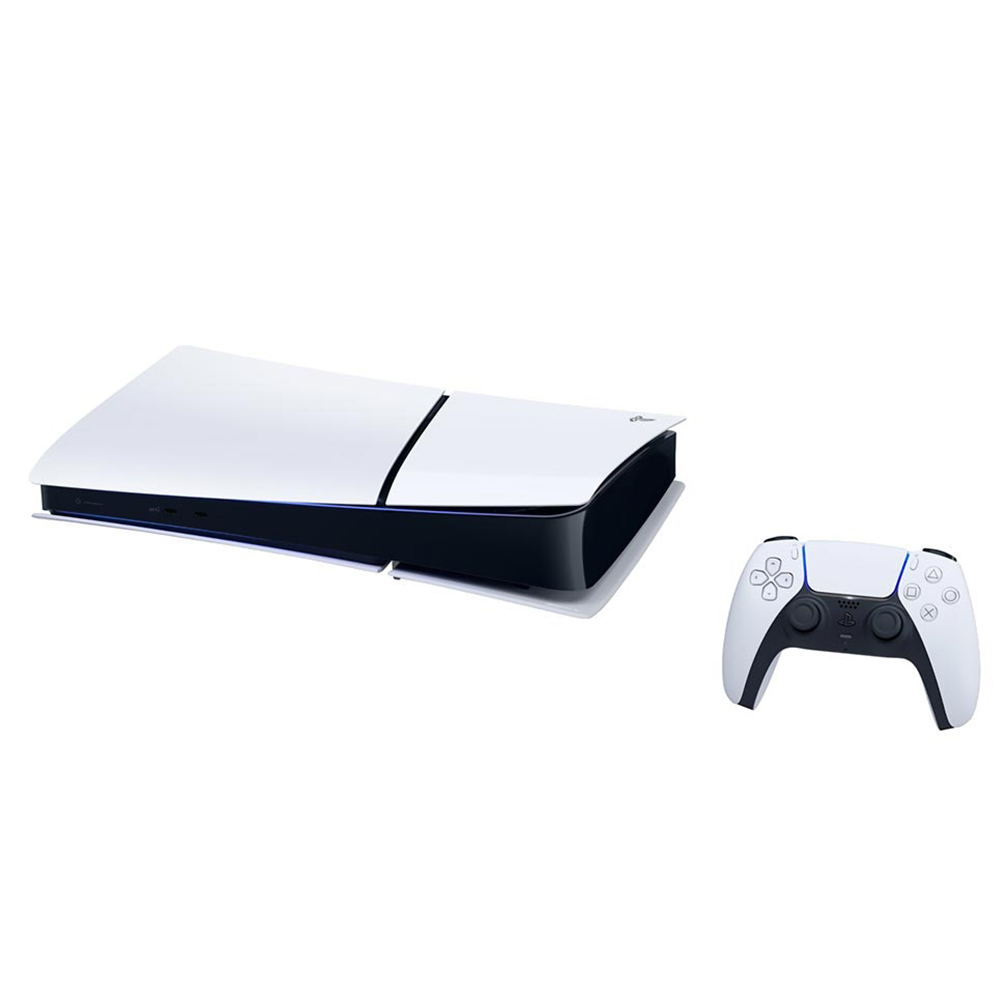 Consola Sony PlayStation 5 Slim CFI-2115 B01X 825GB / Digital Edition / Bivolt - Blanco + Juego Astro Bot / Gran Turismo 7 - vista 1