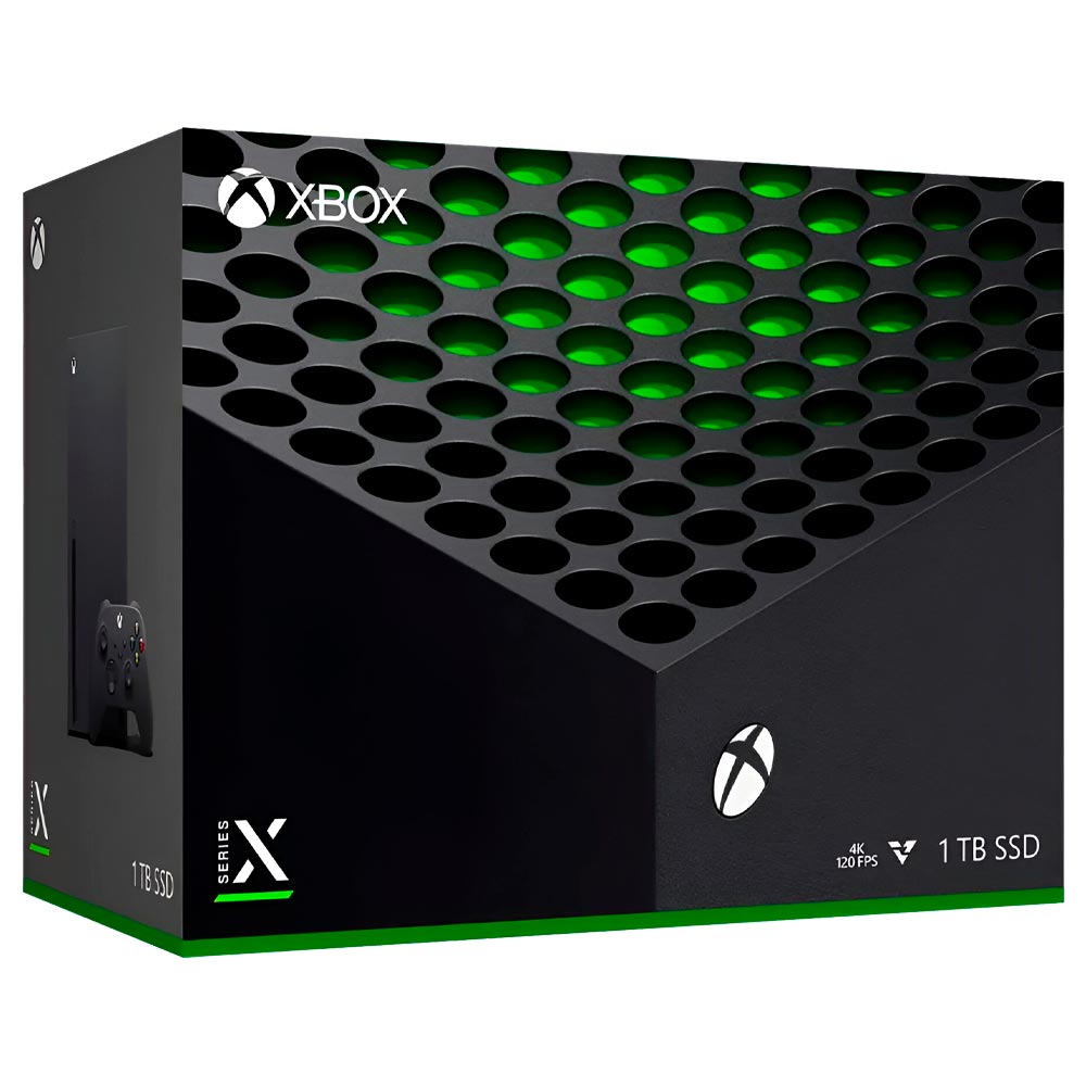 Consola XBOX Series X 1TB SSD / 4K / 120FPS / Bivolt - Negro (Japonés) - vista 2