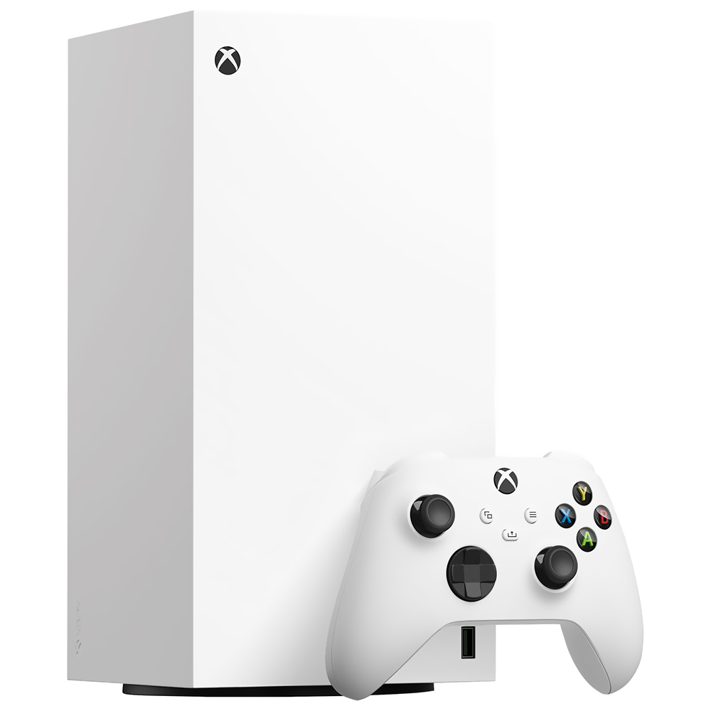 Consola XBOX Series X 1TB SSD / 4K / 120FPS / Digital Edition / Bivolt - Blanco (Japonés)