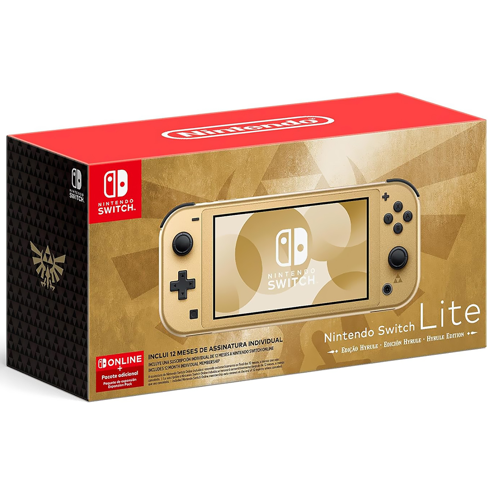 Console Nintendo Switch Lite Hyrule Edition 32GB - Dourado (HDH-S
