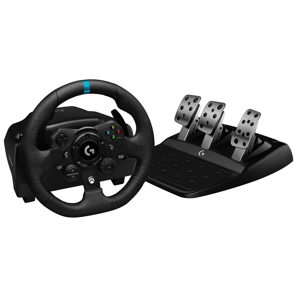CÓDIGO: 27522 U$ 258,00 G$ 1.787.940 c/ IVA R$ 1.341,60 Control de Volante Logitech G923 True Force Racing Xbox One - 941-000157