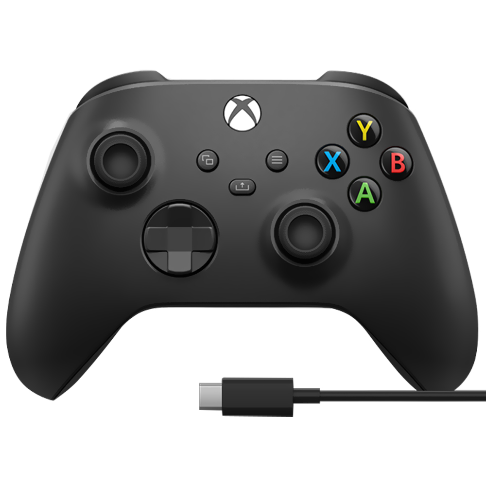 Control Microsoft para Xbox Wireless / Cable USB-C - Negro