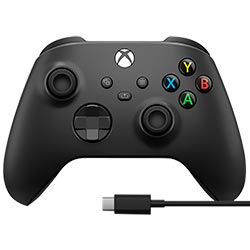 Anúncio: Controle Microsoft para Xbox Wireless / Cabo USB-C - Preto