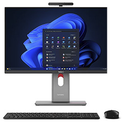 Desktop All In One Lenovo ThinkCentre M90a Pro Gen 6 Intel Core Ultra 5 245 de 4.5GHz Pantalla QHD IPS 27" / 32GB de RAM / 1TB SSD - Negro / Gris