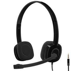 Anúncio: Fone de Ouvido Logitech H151 Stereo / Com Fio - Preto (981-000587)
