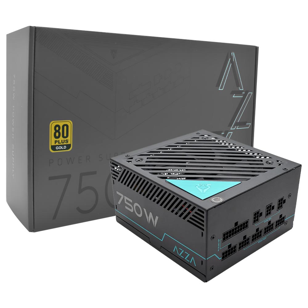 Ozaページ Fonte de Alimentação AZZA PSAZ-750G 750W ATX / Modular / 80 Plus