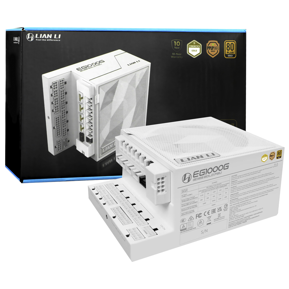 Fonte de Alimentação Lian Li EG1000G 1000W ATX / Modular / 80 Plus