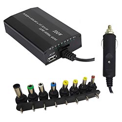 Fuente Universal para Notebook Microfins HR1009 100W / 110-202V - Preto