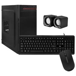 Anúncio: Gabinete Kit Mtek DK03 Fonte 500W / Speaker / Mouse / Teclado Português - Preto