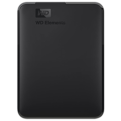 HD Externo Western Digital 2TB WD Elements 2.5" WDBU6Y0020BBK - Negro