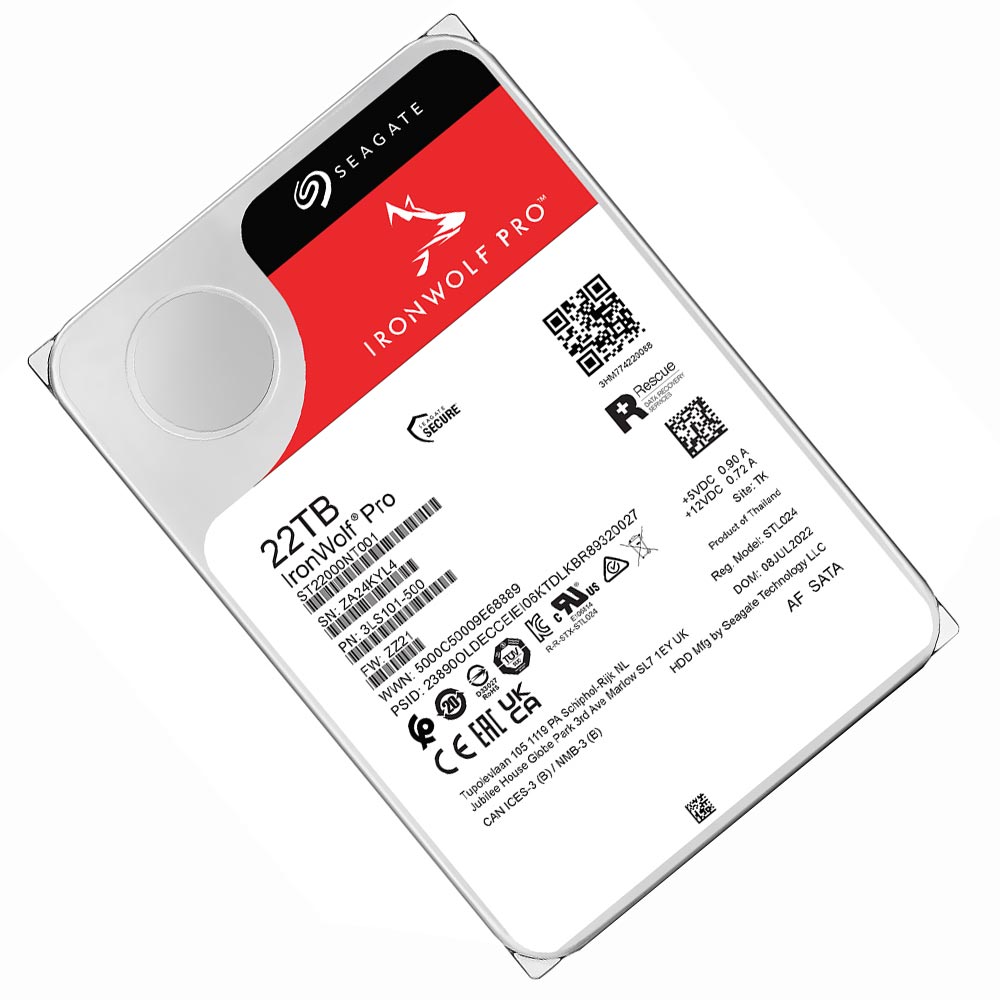 HD Seagate 22TB Iron Wolf Pro 3.5