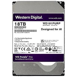 HD Western Digital 18TB WD Purple Pro 3.5" SATA 3 7200RPM - WD181PURP (GARANTIA BR)