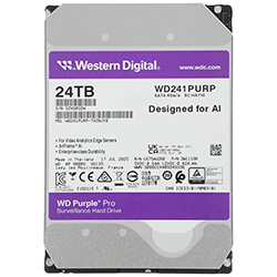 HD Western Digital 24TB WD Purple Pro AI 3.5" SATA 3 7200RPM - WD241PURP (GARANTIA BR)