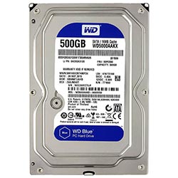 Anúncio: HD Western Digital 500GB WD Blue 3.5" SATA 3 7200RPM Pull - WD5000AAKX