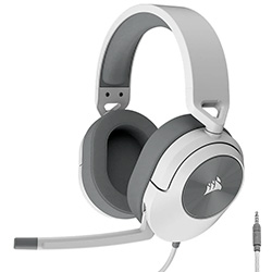 Anúncio: Headset Gamer Corsair HS55 Surround V2 / Com Fio - Branco / Cinza (CA-9011390-WW)