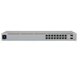 Anúncio: Hub Switch Ubnt USW-16-POE-BR Unifi 16 Portas / 2P / SFP / RJ-45 / 60W