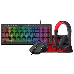 Kit Gamer Redragon Essentials S149 Teclado + Mouse + Mousepad +