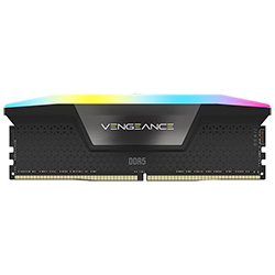 Memoria RAM Corsair Vengeance RGB DDR5 16GB 5600MHz - Negro (CMH16GX5M1B5600C40)