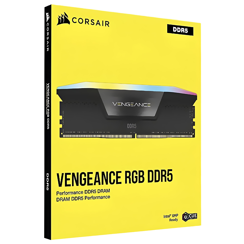 Memória RAM Corsair Vengeance RGB DDR5 64GB (2x32GB) 6000MHz