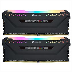 Memoria RAM Corsair Vengeance RGB Pro DDR4 32GB (2x16GB) 3200MHz - Negro (CMW32GX4M2E3200C16)